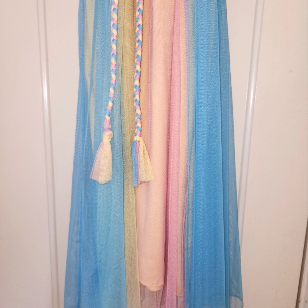 UNIF Cotton Candy Rainbow Tulle Dress - Picture 12 of 14